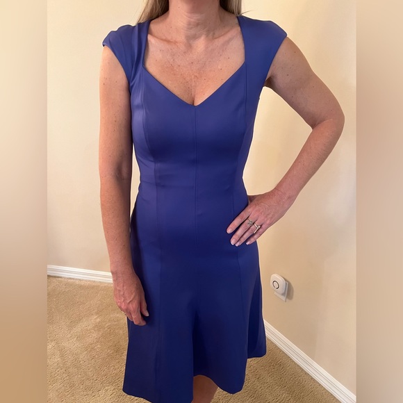 WHBM NWOT Blue Dress Size 2 - Picture 1 of 11